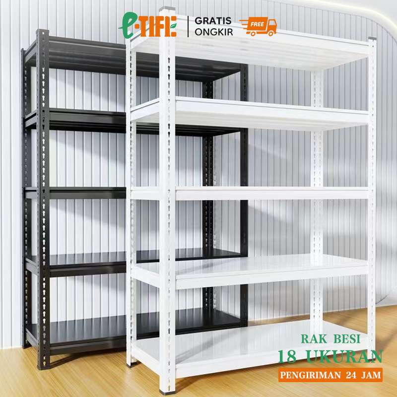 Rak Besi E-TIFE Serbaguna 5/6 Susun untuk Gudang
