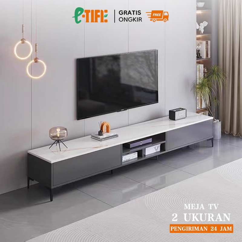 E-TIFE Rak TV / Meja TV / 160cm meja Tv / Meja TV Minimalis Modern Nordic / Rak Tv Minimalis Bufet T