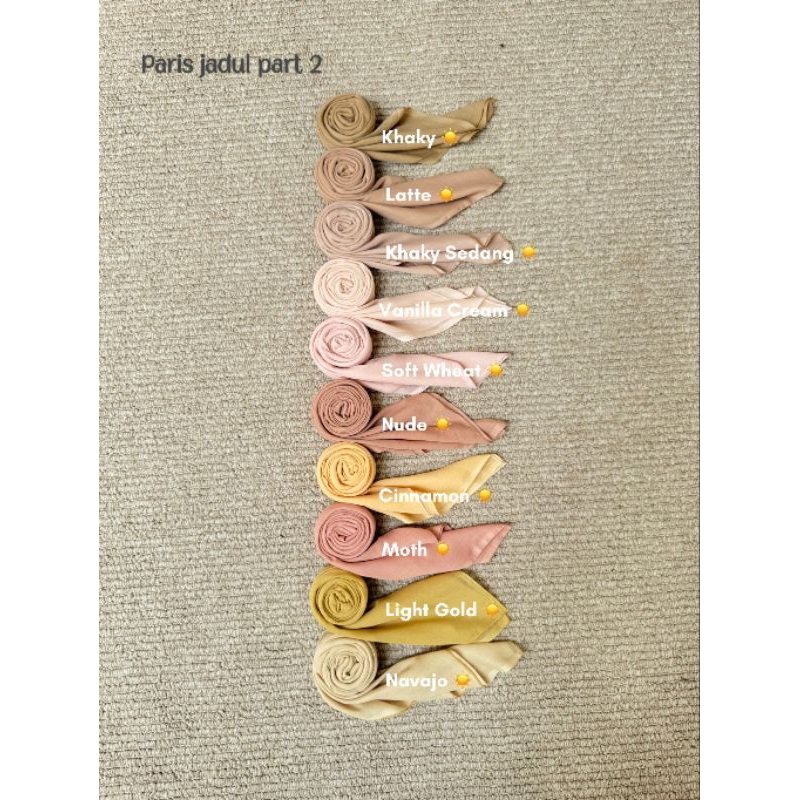 Paris jadul warna cewe bumi