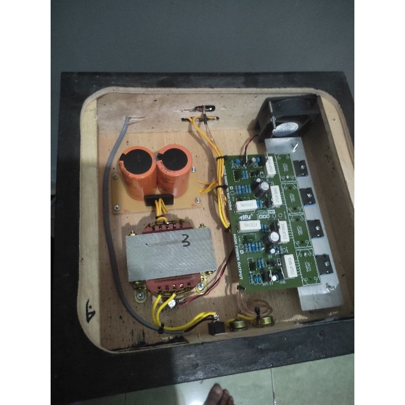 power rakitan driver 400 watt amplifire 5A kecil stereo