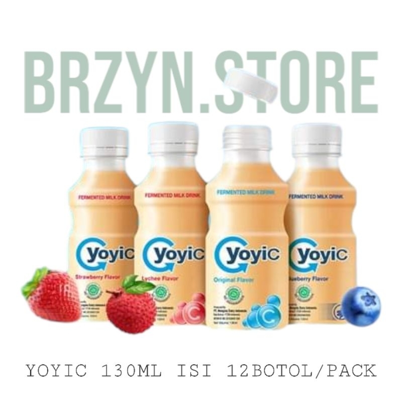 

YoyiC Yogurt Fermentasi Susu Termurah isi 12botol perpack