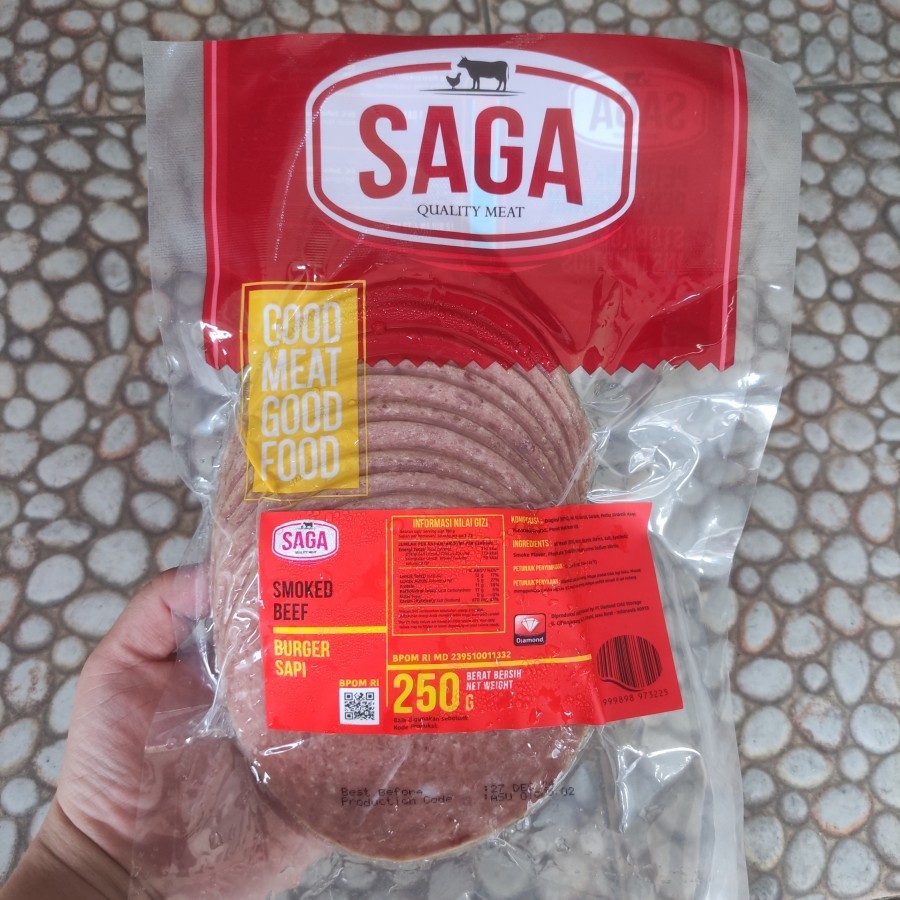 

Saga Smoked Beef 250 Gr