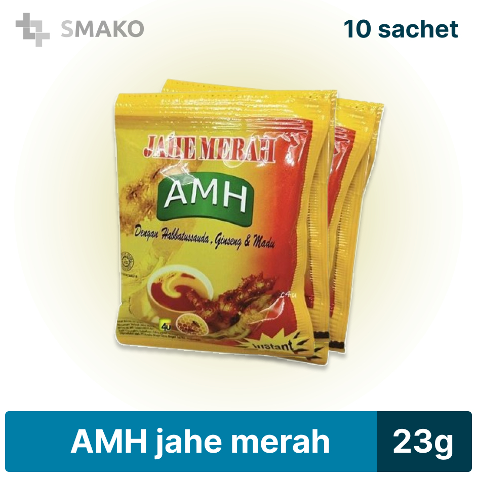 

AMH jahe merah RENCENG isi 10 bungkus@23g
