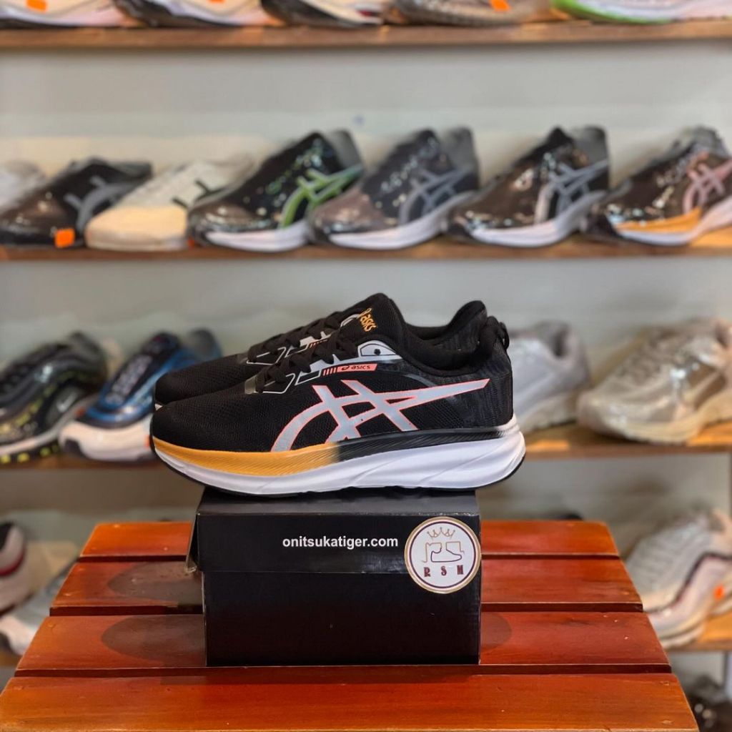 Asics Running Black Orange