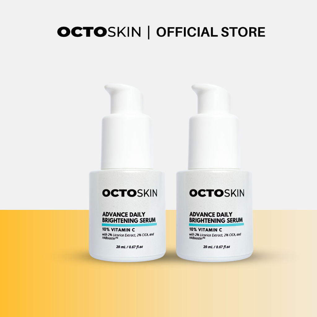 OCTOSKIN Paket Bundling 2pcs Octoskin Brightening Serum 20ml
