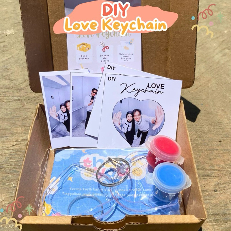 WORDGIFT GANTUNGAN KUNCI SIDIK JARI DIY COUPLE LOVE TERMURAH FREE BOX GANTUNGAN KUNCI COUPLE SIDIK J