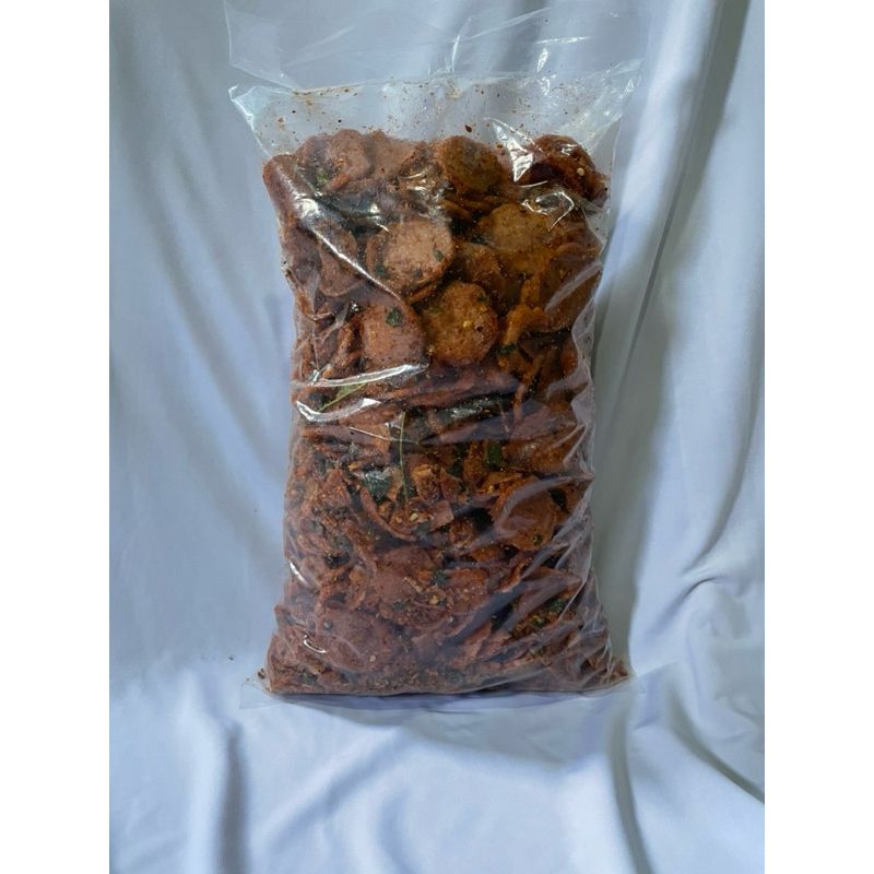 

sosreng sosis goreng pedas daun jeruk 500 gram