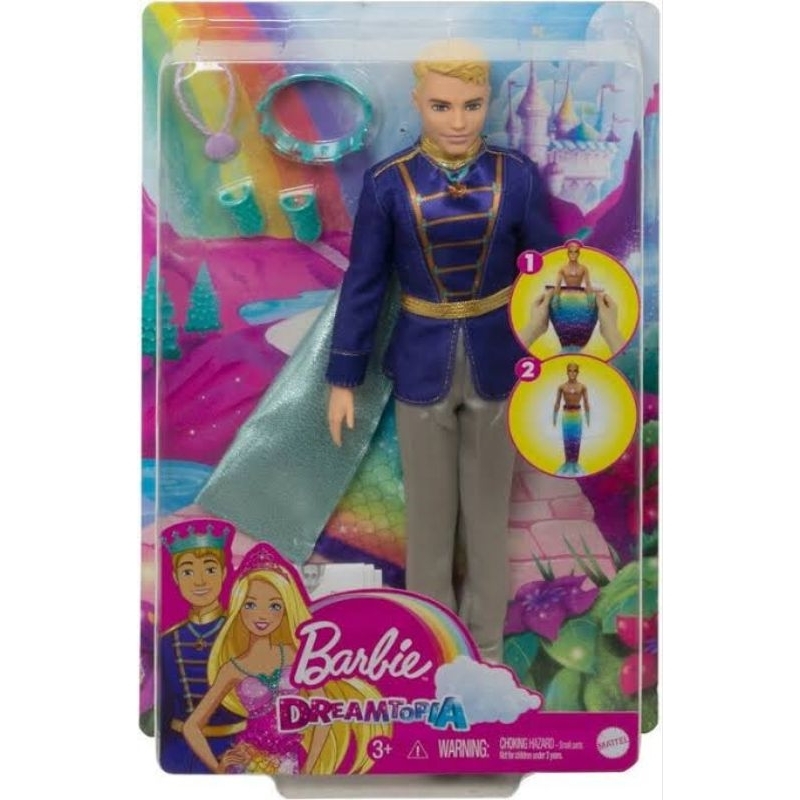 Barbie Dreamtopia Ken 2 in 1 Prince to Mermaid