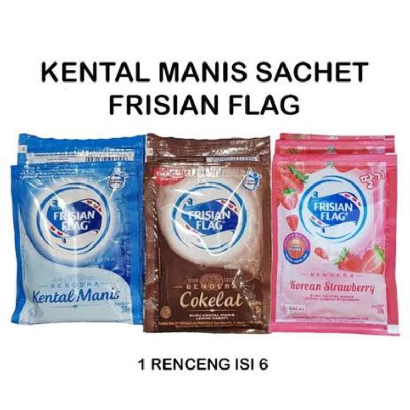 

frisian flag kental manis rasa susu putih/coklat/stroberi/full cream gold