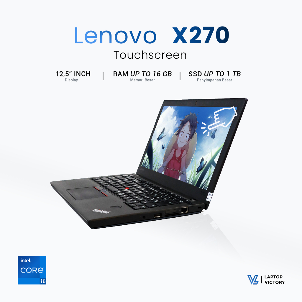 Laptop Lenovo Thinpad X270 TOUCHSCREEN Core I5 Gen 6 | Laptop Touchscreen Termurah | Second Like New