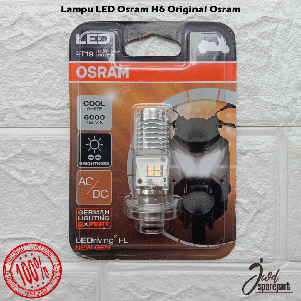 Lampu LED Osram H6 M5 Motor Bebek Matic AC DC Putih