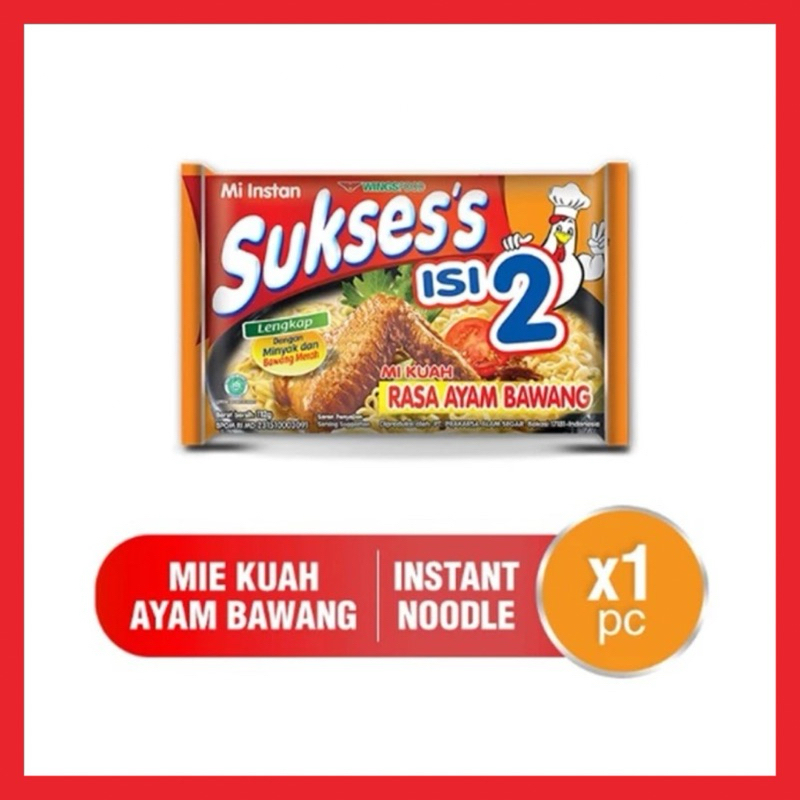 

MIE SUKSESS ISI 2 MI INSTANT KUAH & GORENG