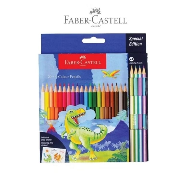 

Pensil Warna 24 Faber castell 115126 DINO