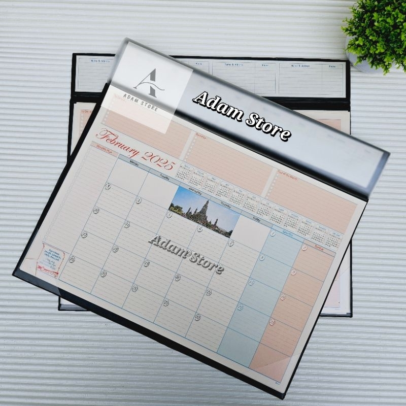 

Agenda meja deskmat 2025 Agenda Table Planner Deskmat Ukuran 30x 41cm TH 1430
