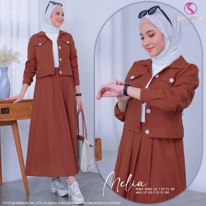 Melia Set ori by Shofiya Fashion