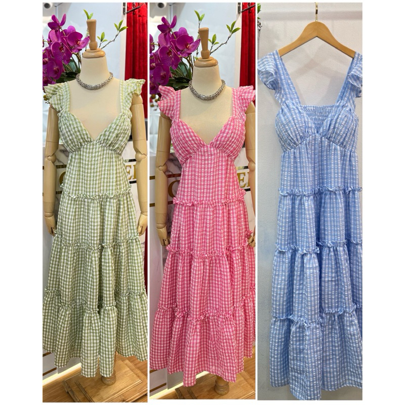 Longdress garden party/ Mini Dress / Party / Pesta / dress premium / import / summer dress