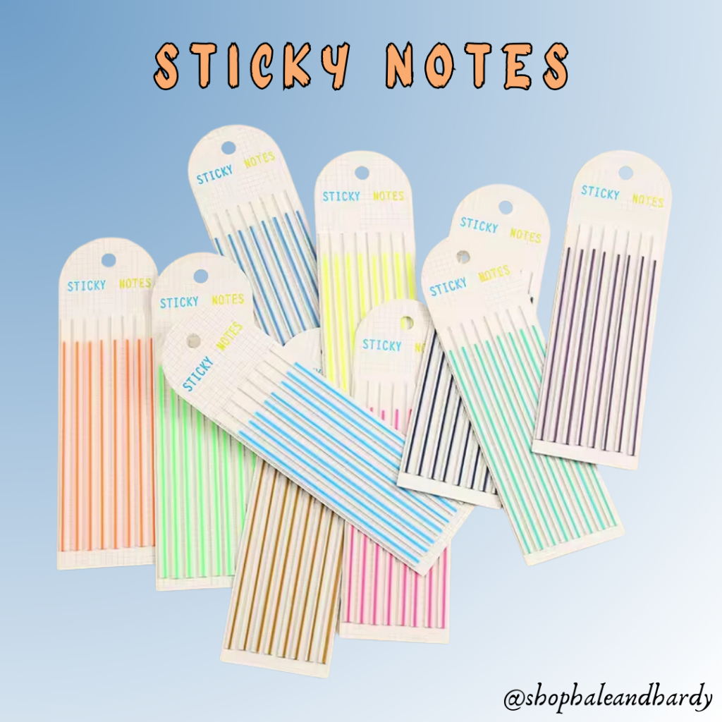 

Sticky Notes / Sticky Strips / Post It Notes / Highlighter Buku Novel