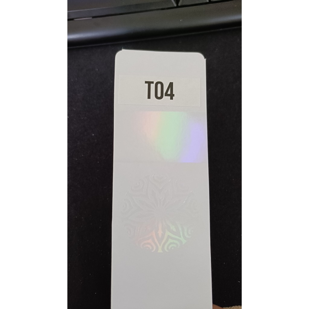 

Kertas Hot Stamping Foil Transparan Hologram Pelangi 64cm x 120m T04 - Pelangi UV