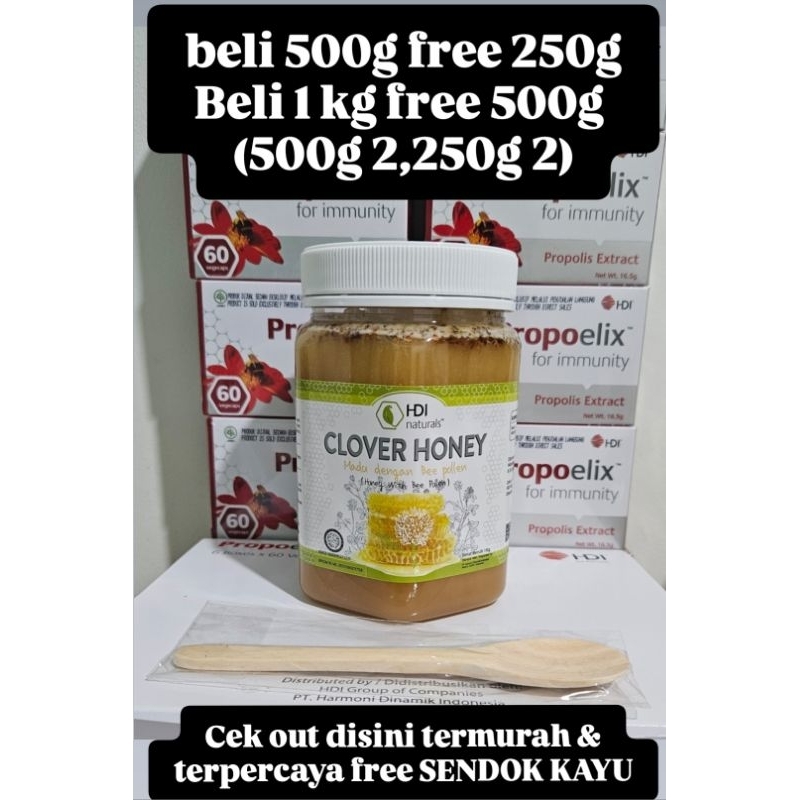 

Clover honey asli 1 kg hdi