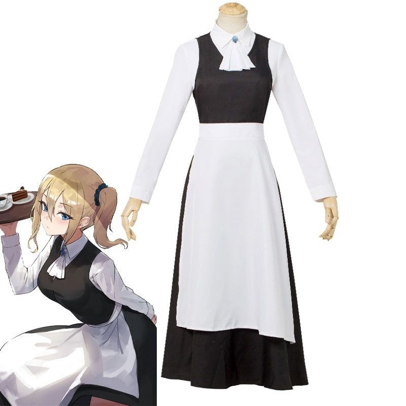 costum cosplay ai hayasaka clothing maid outfit gaun pelayan wanita anime costum jepang