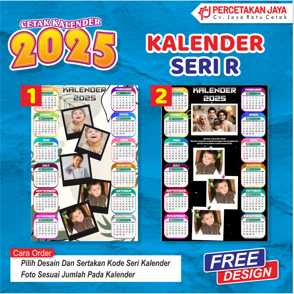 

KALENDER 2025 1 HARI JADI KARAKTER SERI R CUSTOM FOTO 01-15