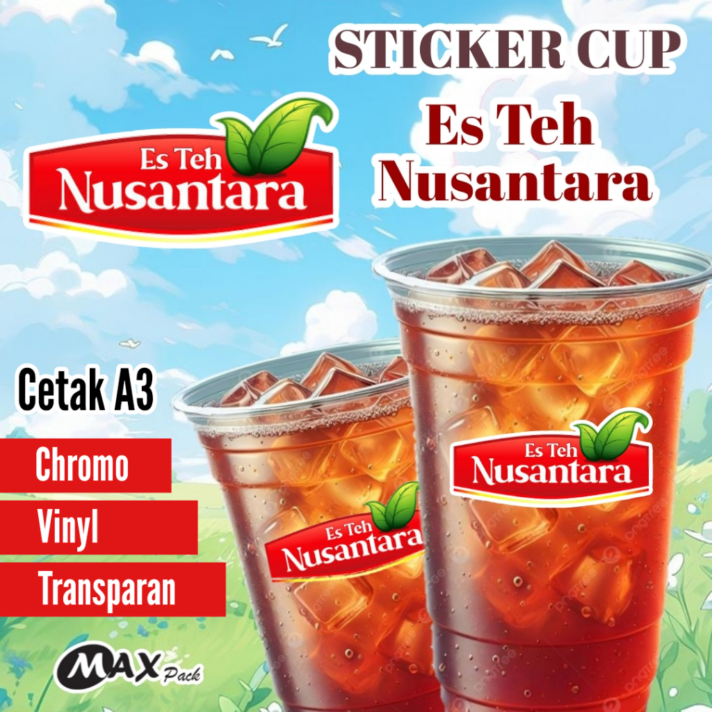 

Cetak Stiker Es Teh Ns | Sticker Es Teh Ns | Stiker Vinyl & Transparan | Stiker Cup | Stiker Kemasan | Label Kemasan | Sticker Custom