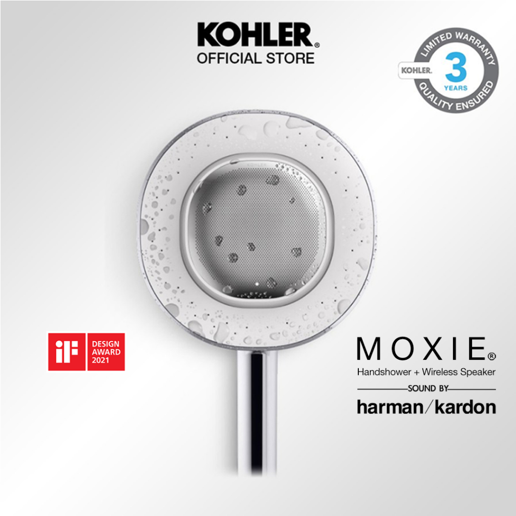 KOHLER Shower Speaker Moxie 2.0 Harman Kardon Bluetooth Speaker R28241T-NKE-CP Chrome