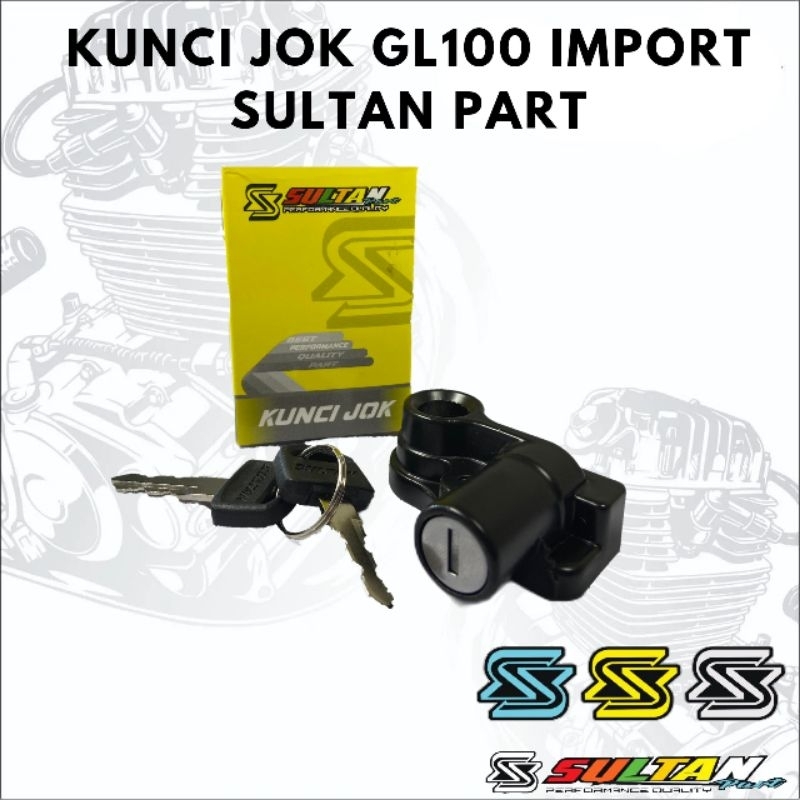 KUNCI JOK GL100 125 PENGAMAN JOK GL IMPORT SULTAN PART