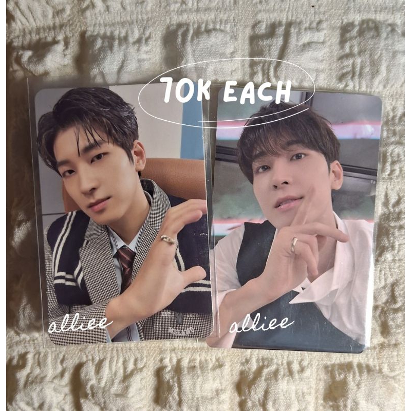 [all sold] WTS Wonwoo FML YZY POB & Wonwoo 17irh GV Event Photocard INA