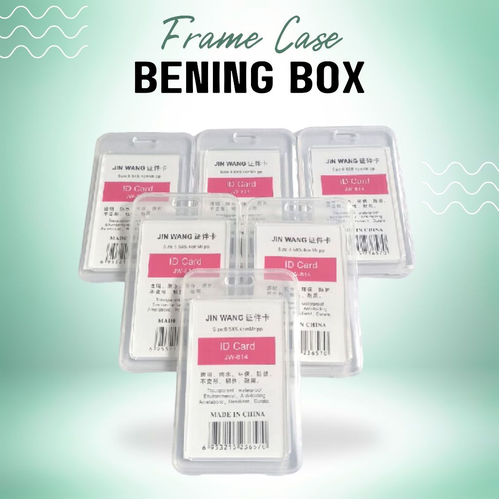 

CASING FRAME BOX/TEMPAT ID CARD TRANSPARAN