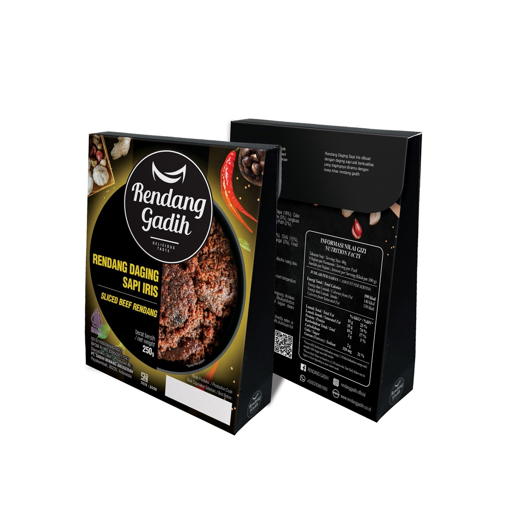 

Rendang Gadih - Rendang Daging Sapi Iris 250 g