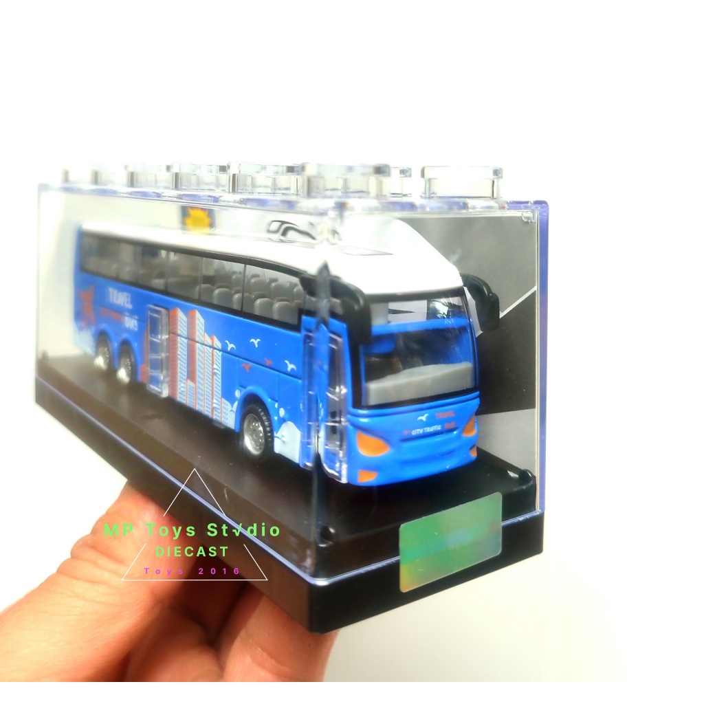 mainan diecast bus travel diecast toys bis kota alloy metal mainan koleksi bus trans bus diecast bus