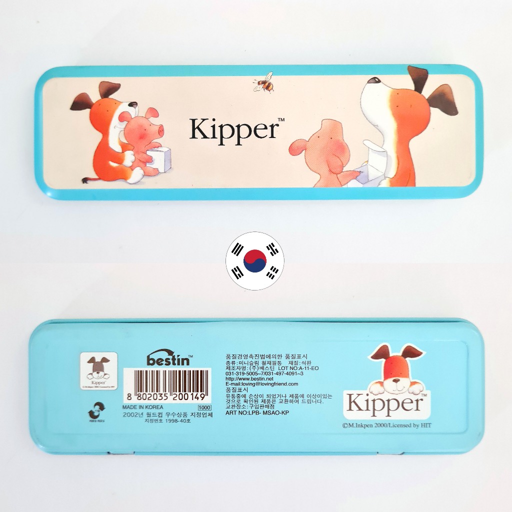 

Bestin Kipper Wadah Tempat Kotak Aksesoris Alat Tulis Pensil Serbaguna Mini Kecil Besi Biru Korea