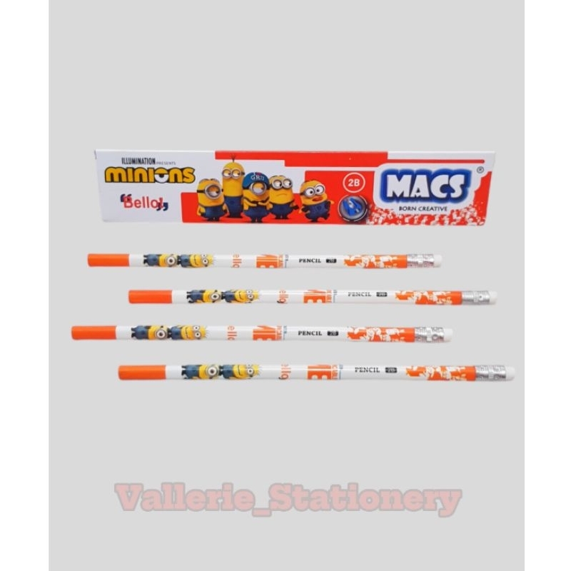 

MACS 2B PENSIL HITAM SEGITIGA - MINION TRIANGLE PENCIL