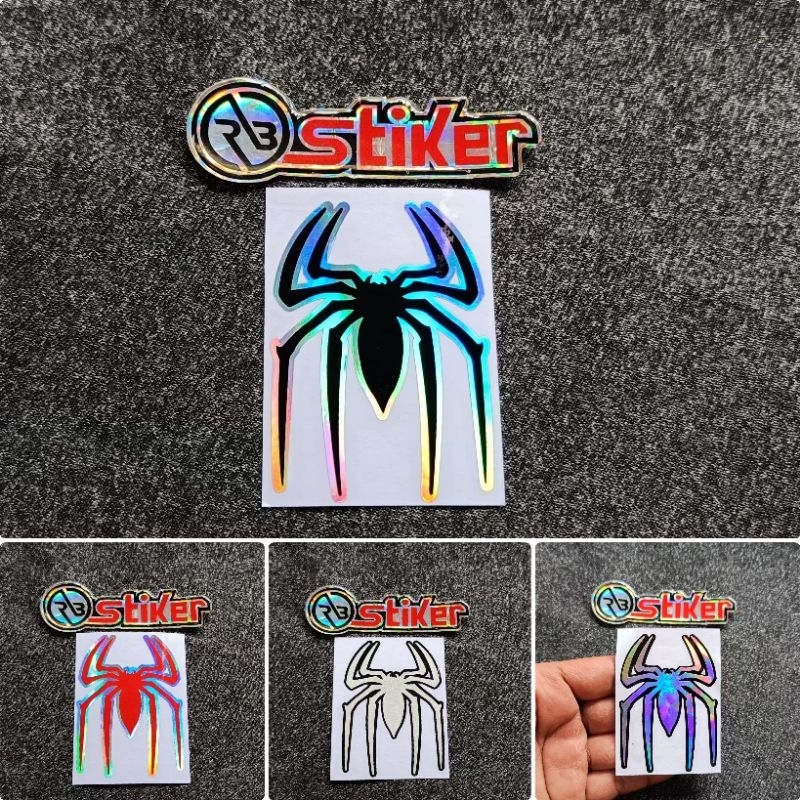 

Stiker cutting karakter hewan laba laba