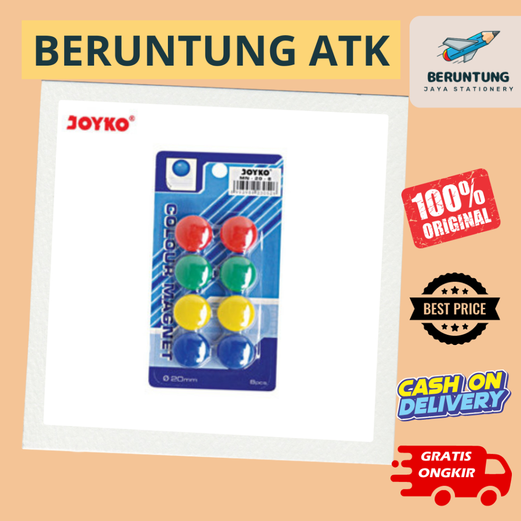 

Magnet Warna Magnet Papan Tulis Joyko Mn-20-5