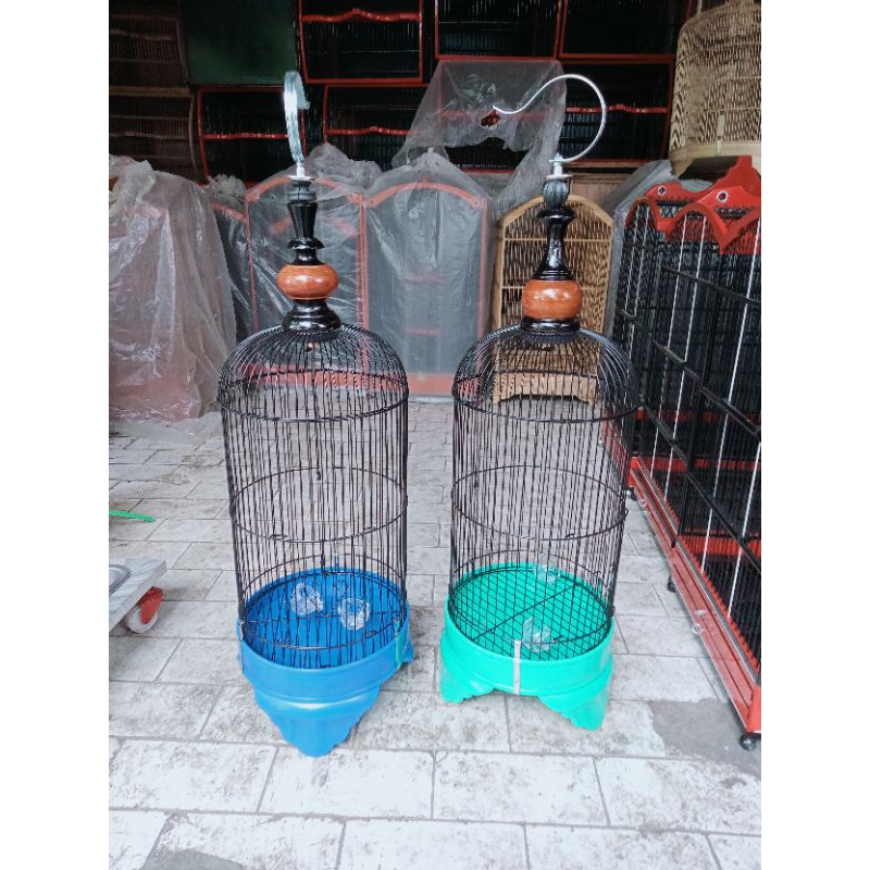 sangkar besi pleci tembok PVC