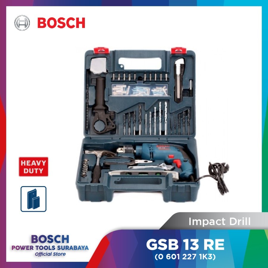 Mesin Bor tembok tangan Listrik BOSCH GSB 13 RE