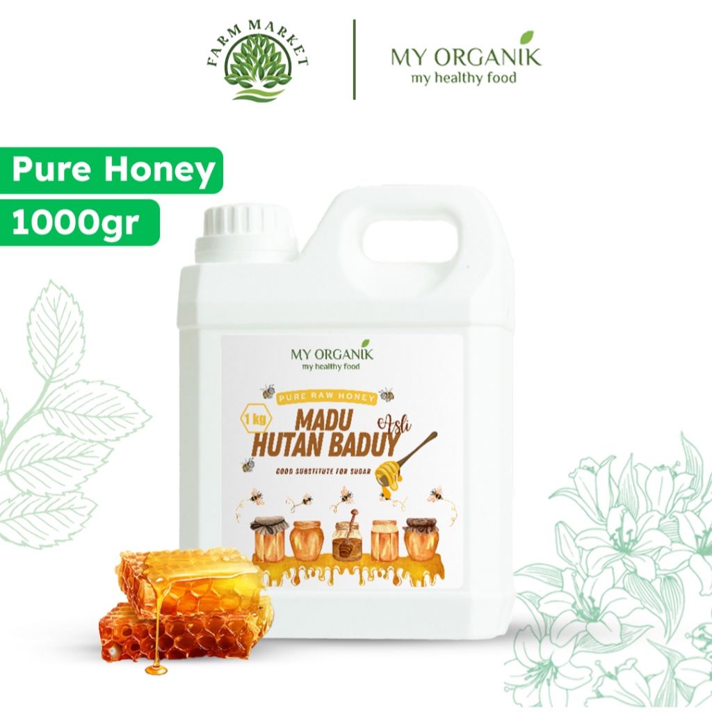 

My Organik Murni Raw Honey 100% Madu Baduy Asli Super Premium Pure Original 1kg