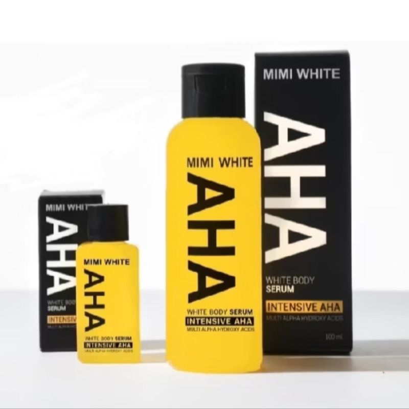 MIMI WHITE AHA BODY SERIES | White body Serum | White body lotion