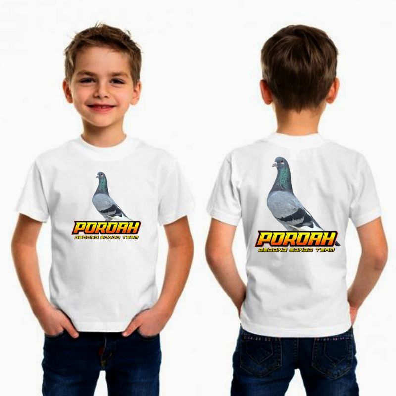 kaos merpati anak bisa riques gambar// kaos merpati kolong anak // kaos merpati anak custom