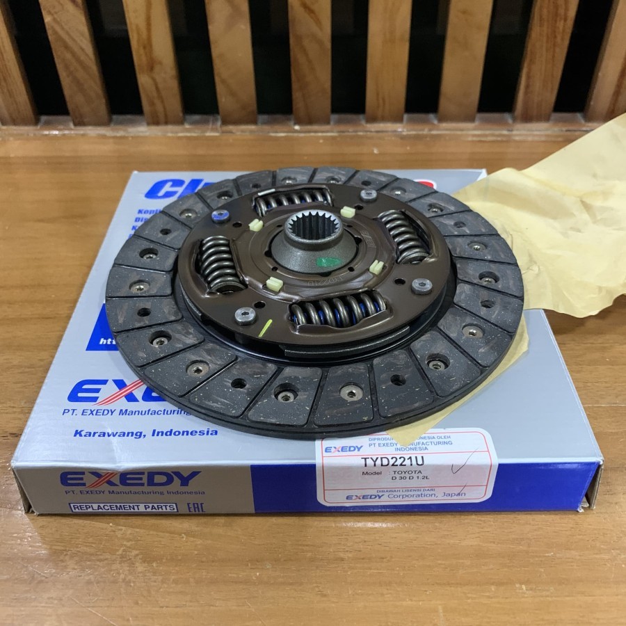 PLAT KOPLING/DISC CLUTCH EXEDY AGYA/AYLA-SIGRA/CALYA 1.0/1.2 TYD-221-U