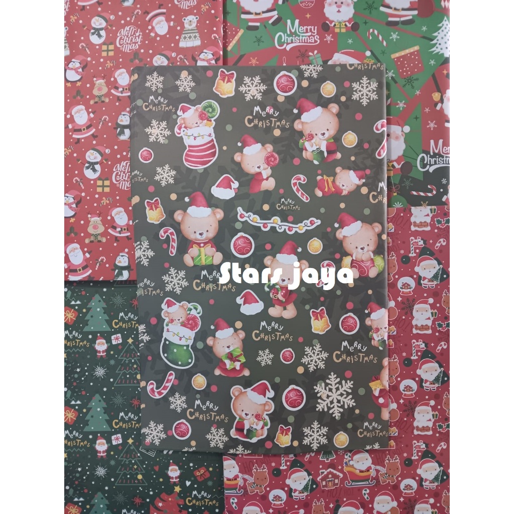 

kertas kado / bungkus kado natal SanWa