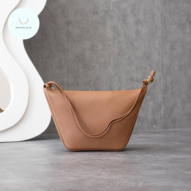 Loewe Mini Hammock Hobo Tan , Black & Dark Khaki