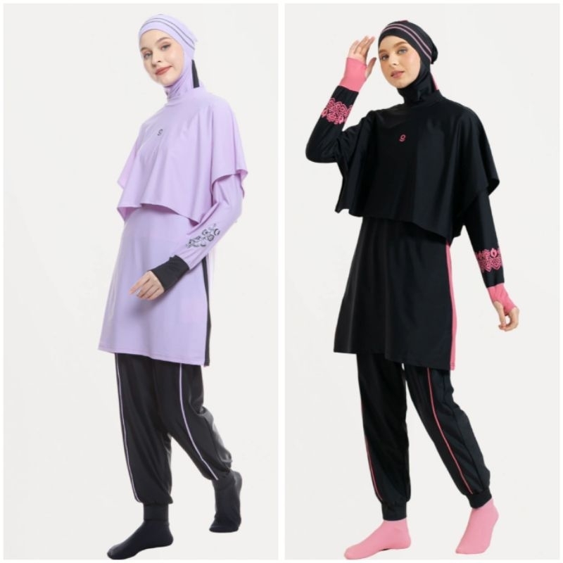 POLITE SWIM Baju Renang Wanita Muslimah Syar'i