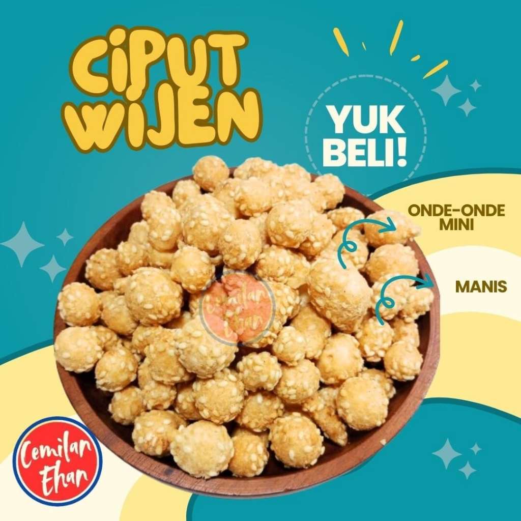 

Kue Ciput Wijen - 250gr Onde Mini Manis Roombuter