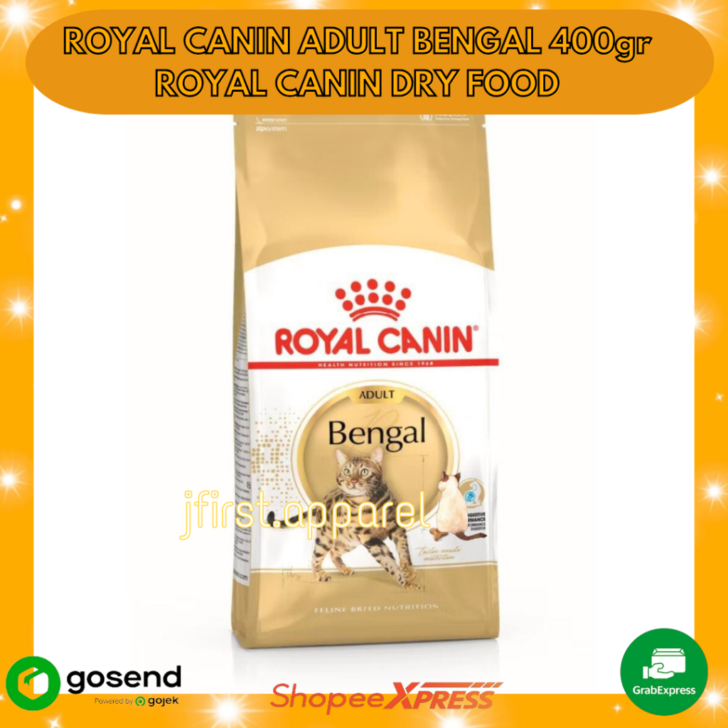 ROYAL CANIN ADULT BENGAL 400g | RC BENGAL | MAKANAN KUCING BENGAL