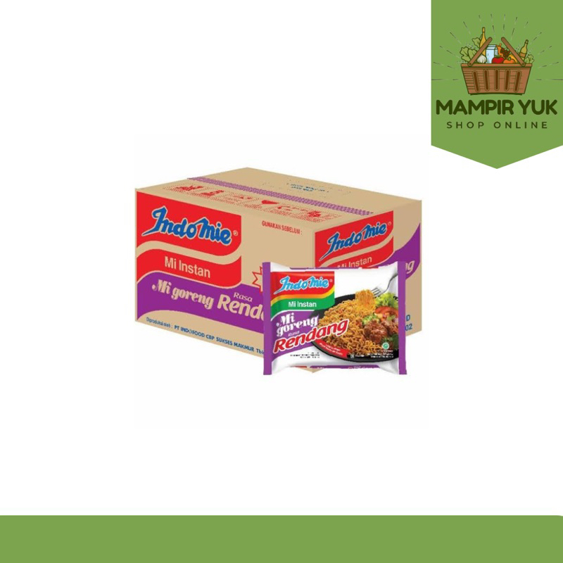 

Indomie rendang 1 dus isi 40 pcs | mampiryuk