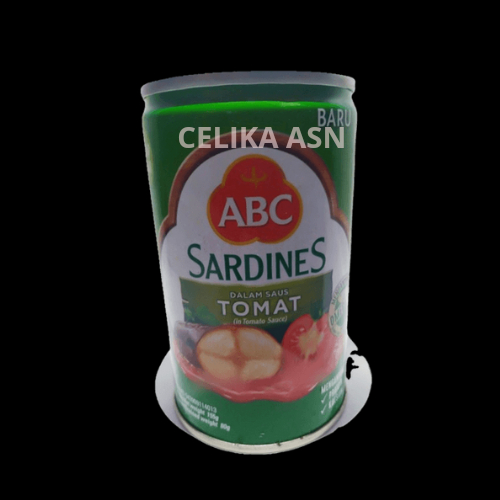 

ABC Sardines Saus Tomat Extra Pedas 155gr Makanan Kaleng Kecil Ikan Sarden Instan