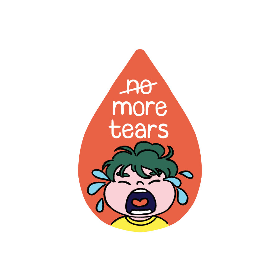 

More Tears - Sticker Vinyl Gloss